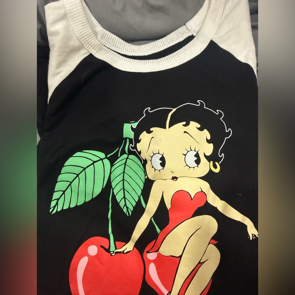 Betty Boop Black and Red Tee